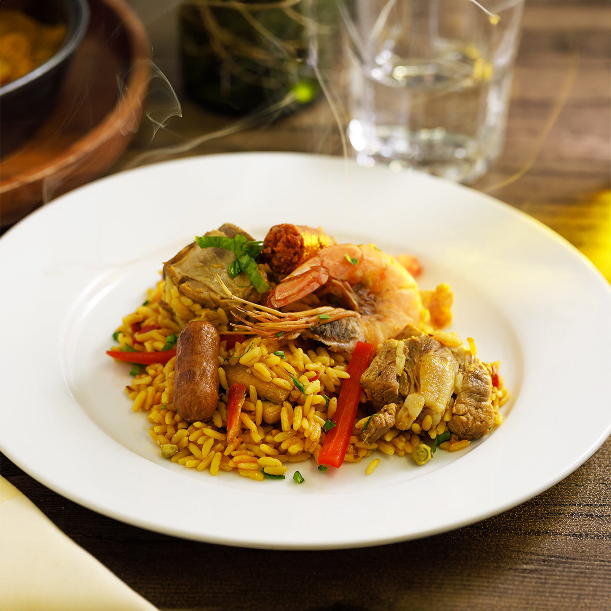 Paella Valenciana (Recién hecha. Solo sábados)