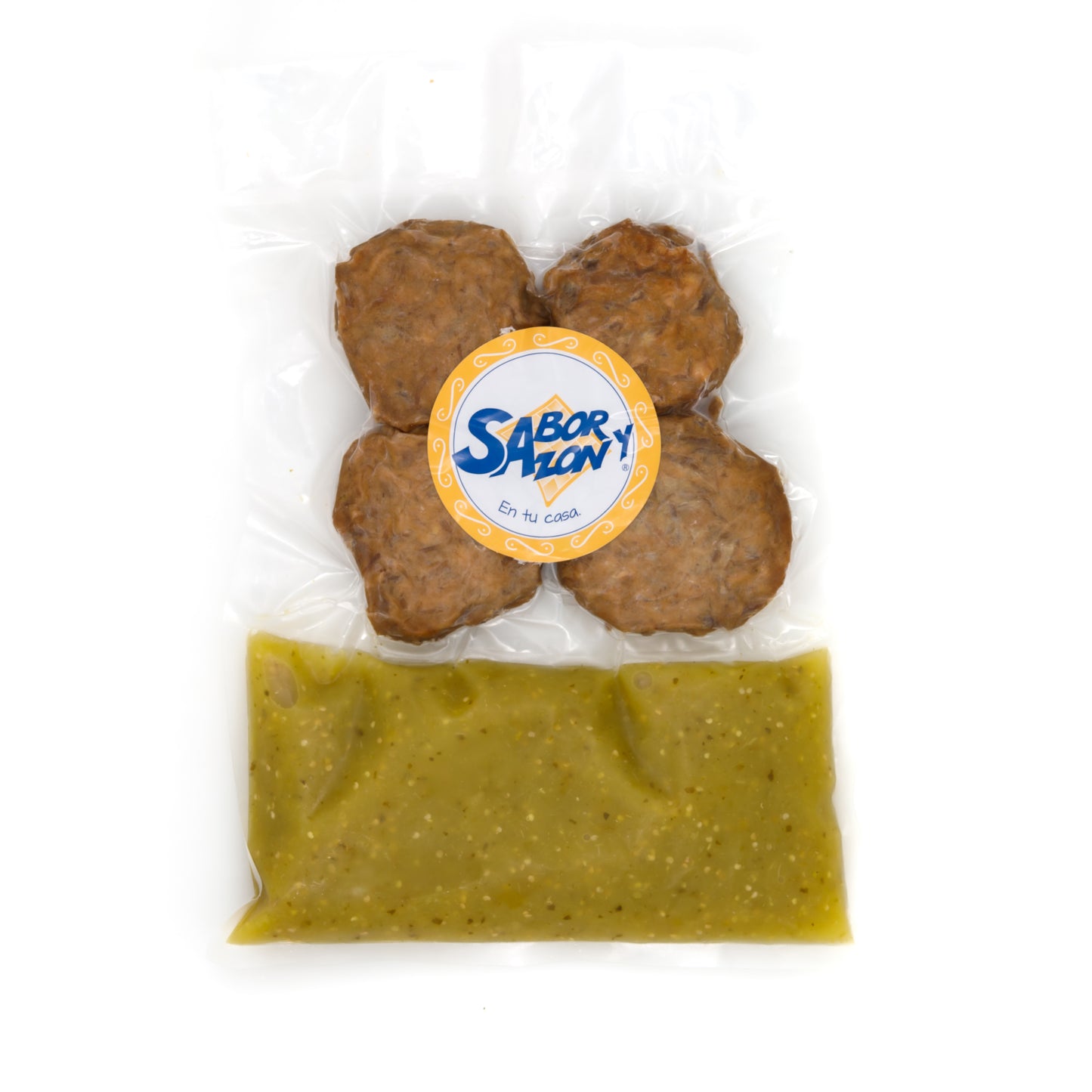 Tortas de Res en Salsa Verde