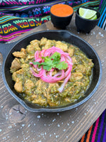 Chicharrón norteño en salsa verde