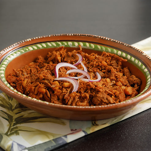 Chilorio de Cerdo con Papitas