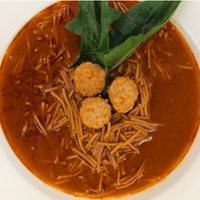 Sopa de Fideo con Bolitas Carne y un toque de Pasilla